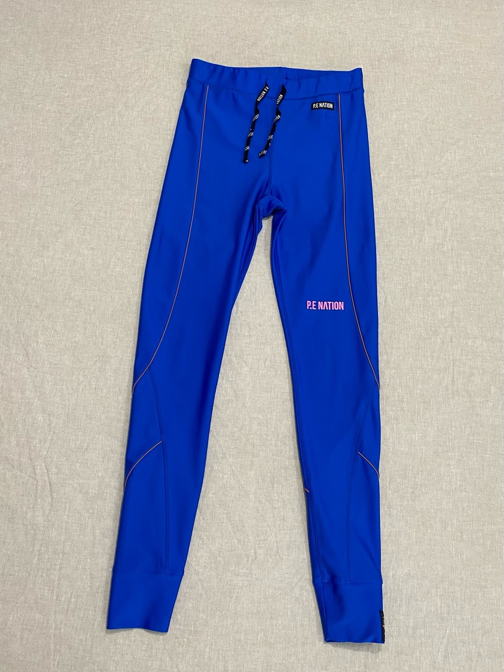 P.E Nation Victory Legging in Electric Blue Sz M High Rise Activewear